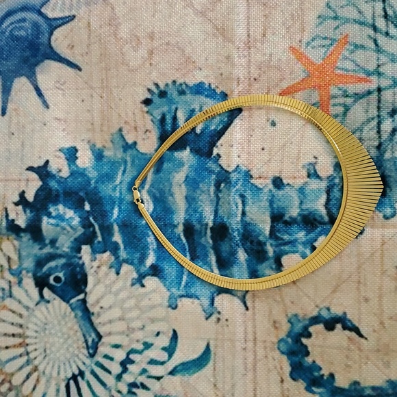 Moda Al Massimo Italian 18K Gold Cleopatra Necklace - Picture 7 of 16